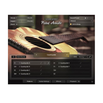 وی اس تی پلاگین نیتیو اینسترومنتز Native Instruments Session Guitarist Picked Acoustic